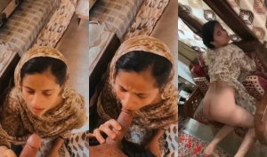 Horny Desi Bhabhi Blowjob and Fucking