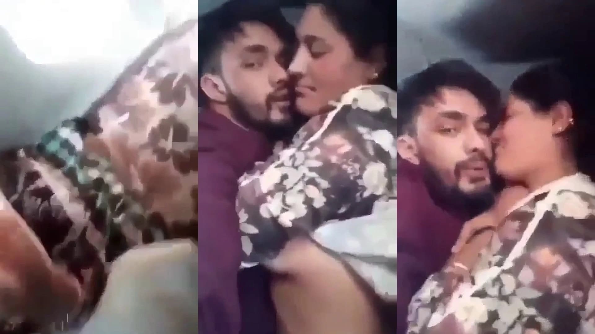 Horny Punjabi guy records MMS while pressing his Punjaban girlfriend’s big boobs
