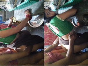 DESI BHABHI BLOWJOB AND FUCKED IN KITCHEN